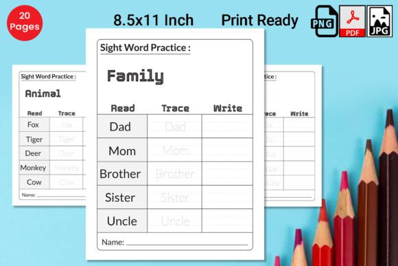 100 Sight Words Read Trace and Write: A Practical Resource for Building Early Literacy Skills