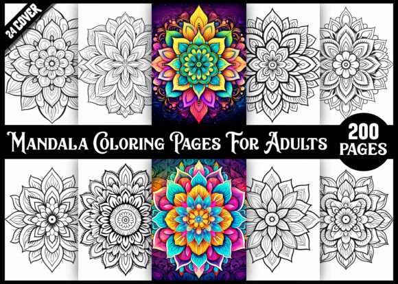 200 Mandala Coloring Pages for Adults