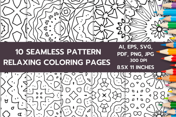 Crafting with Confidence: A Guide to 10 Relaxing Pattern Coloring Pages