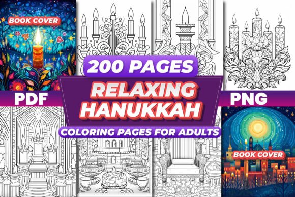 Relaxing Hanukkah Coloring Pages: A Practical Resource for Creative Professionals and Adults