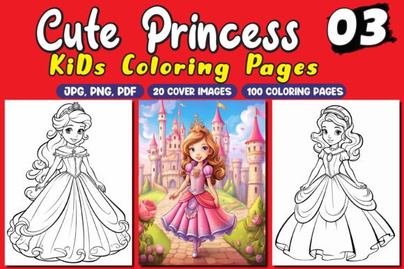 Unlock a World of Royal Creativity: The Magic of Cute Little Princess Coloring Pages