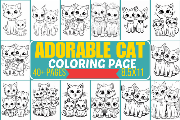 Why Adorable Cats Coloring Page Digital Printables Are Perfect for Creative Play and Business Growth