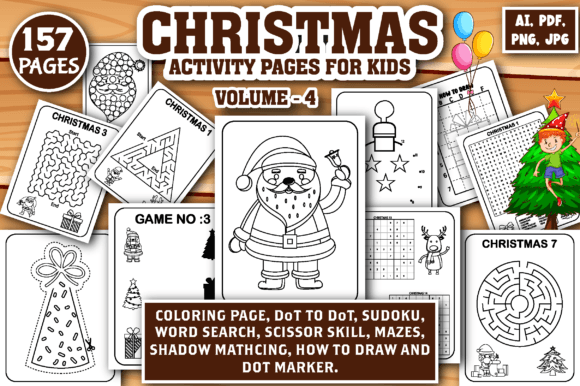 Why Christmas Activity Page for Kids Vol - 4 Deserves a Spot in Your Holiday Toolkit